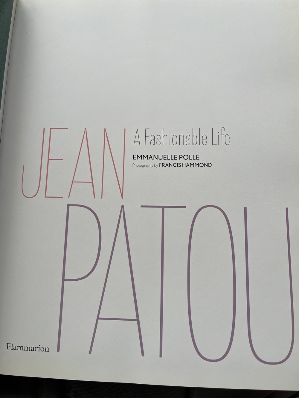 Jean Patou A Fashionable Life - Pink Hardcover Fashion Book - Picture 3 of 7